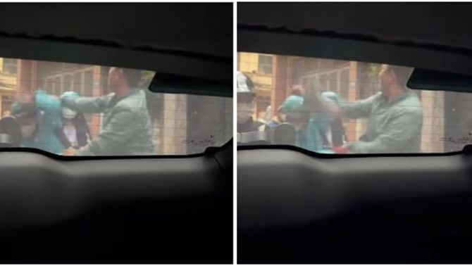 Clip người đàn ông dùng dép đánh liên tục vào mặt tài xế xe ôm công nghệ gây phẫn nộ