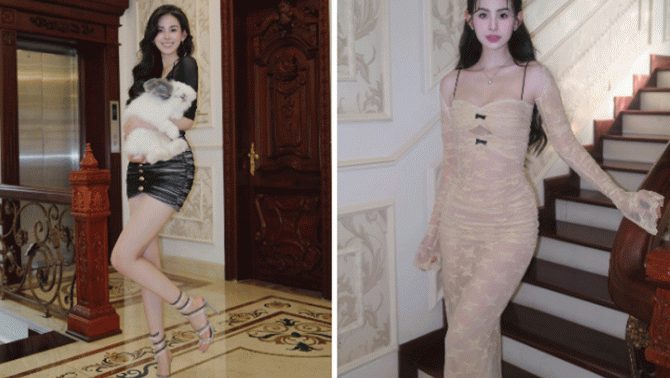 Cận cảnh biệt thự đẹp như ‘khách sạn hạng sang’ Hương Liên sinh sống trước khi làm dâu hào môn