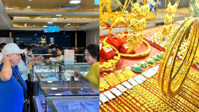 Giá vàng chốt phiên ngày 12/11 lao dốc: Vàng SJC, vàng nhẫn 9999 và vàng thế giới đồng loạt giảm