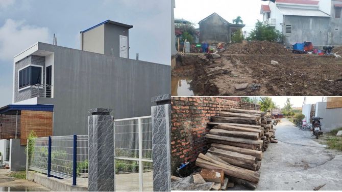 Diễn biến bất ngờ vụ xây nhầm nhà ở Hải Phòng: Ông Hữu vẫn chưa trả được đất, ‘thần đèn’ phải dừng thi công