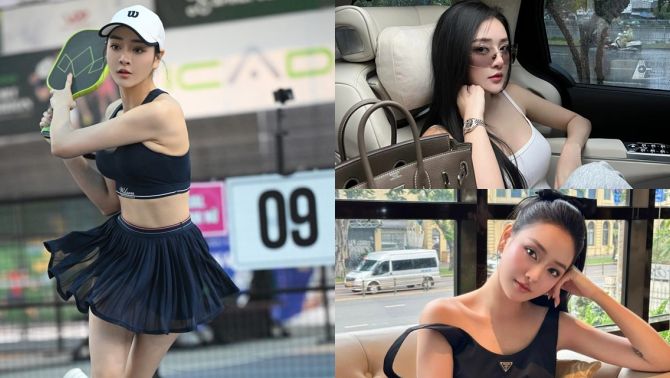 Danh tính hot girl pickleball khiến tất cả không thể rời mắt, thua hoa hậu mỗi vương miện