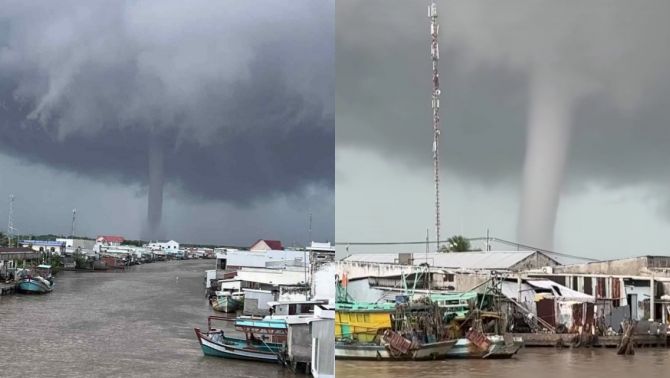 Hiện tượng vòi rồng khổng lồ xuất hiện trên vùng biển Cà Mau: Chuyên gia cảnh báo điều gì đang xảy ra?