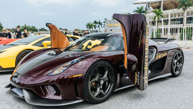 Ngắm nhìn siêu xe Koenigsegg Regera giá 200 tỷ đồng của ông chủ Malisa
