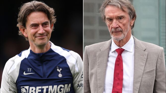 HLV Tottenham xác nhận đàm phán với Man Utd, Sir Jim Ratcliffe cân nhắc tương lai Ruben Amorim