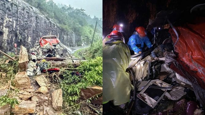 Tạm dừng cứu nạn vụ sạt lở trên đèo Khánh Lê: Danh tính các nạn nhân, vẫn còn 2 người tử vong mắc kẹt trong xe