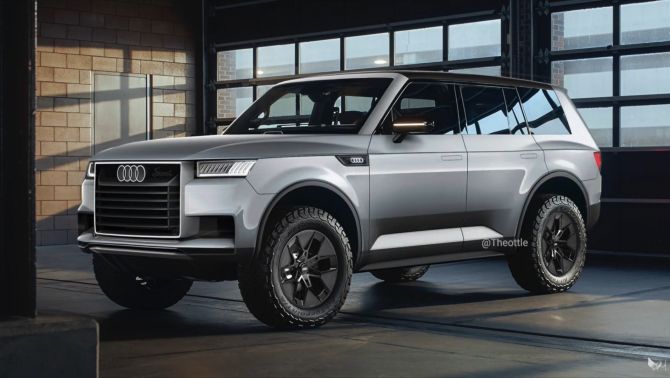 Audi chuẩn bị tung SUV địa hình cỡ lớn hòng hất cẳng Land Rover Defender