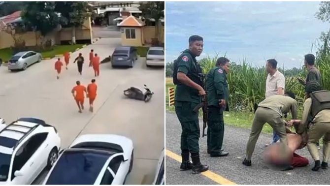 Thông tin nóng vụ tù nhân người Việt dùng súng 'vượt ngục' ở Campuchia: Đã bắt được 5 phạm nhân và nữ đồng phạm