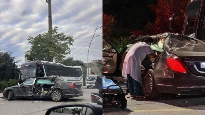 Nhân chứng kể khoảnh khắc Mercedes Maybach phóng như bay tông vào xe khách biến dạng, khẩn trương làm rõ nguyên nhân 