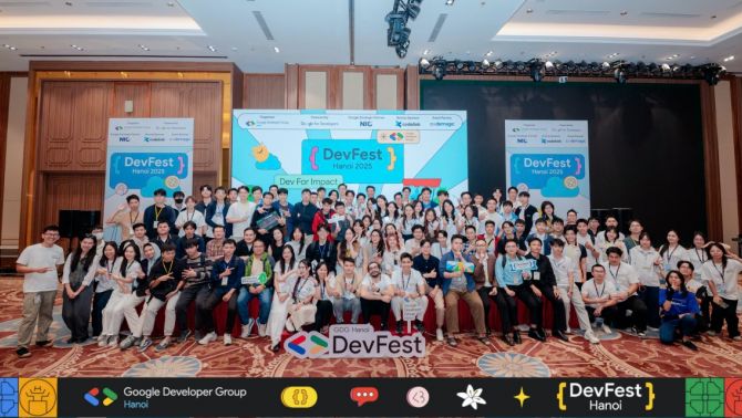 GDG DevFest Hanoi 2025 - “Dev for Impact”: Từ AI tới bảo mật, khi công nghệ hướng tới tác động thực tiễn