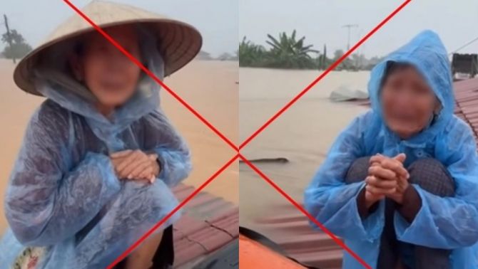 Loạt clip AI giả mạo người dân miền Trung khóc kêu cứu thương tâm: Cơ quan chức năng xử lý ra sao?