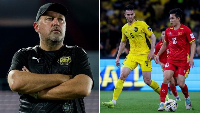 Sắp bị AFC xử thua ở VL Asian Cup 2027, HLV Malaysia bất ngờ thách thức ĐT Việt Nam