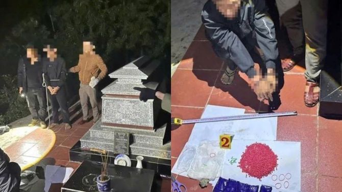 Quảng Trị: Giấu ma túy trong ngôi mộ để dùng dần, 2 nam thanh niên nhận cái kết đắng