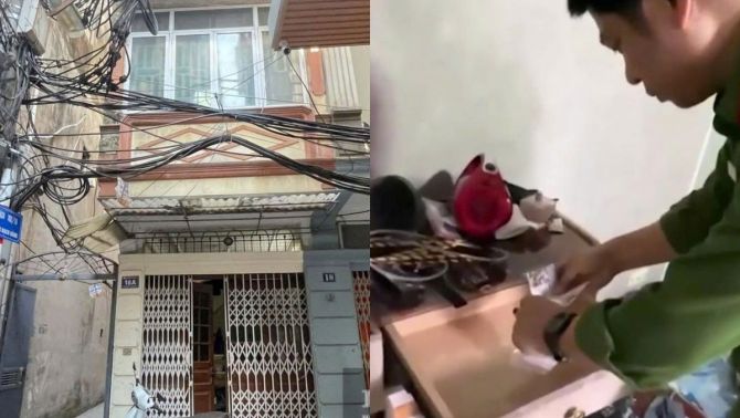 Cận cảnh ngôi nhà các đối tượng tàng trữ 50.000 viên ma túy, nổ súng chống trả cảnh sát trong đêm