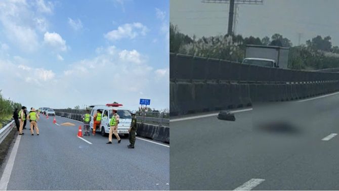 Hiện trường phát hiện thi thể người đàn ông trên cao tốc Trung Lương – Mỹ Thuận, bất ngờ thân thế