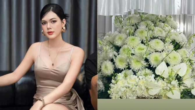 Ngọc Trinh đau đớn tiễn đưa bạn trai cũ vừa qua đời, thừa nhận đây là mối tình khắc cốt ghi tâm