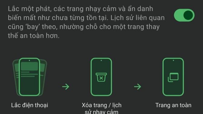 Cốc Cốc ra mắt tính năng gây sốt: Lắc điện thoại, xóa sạch web nhạy cảm sạch sẽ trong tích tắc!