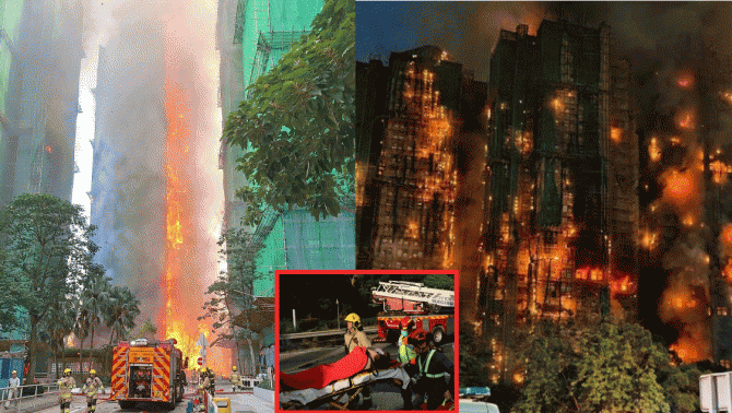 Hé lộ nguyên nhân ban đầu gây nên vụ cháy chung cư Hong Kong, danh tính 3 nghi phạm vừa bị bắt giữ