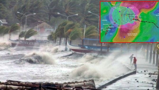 Bão số 15 Koto liên tục đổi hướng trên Biển Đông, miền Trung nguy cơ gió mạnh sóng cao