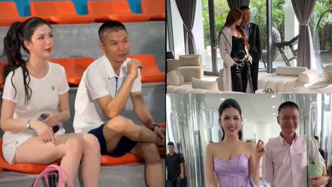 Clip Ngọc Trinh cùng một chủ tịch đi đánh pickleball gây chú ý, hé lộ mối quan hệ đặc biệt của cả hai