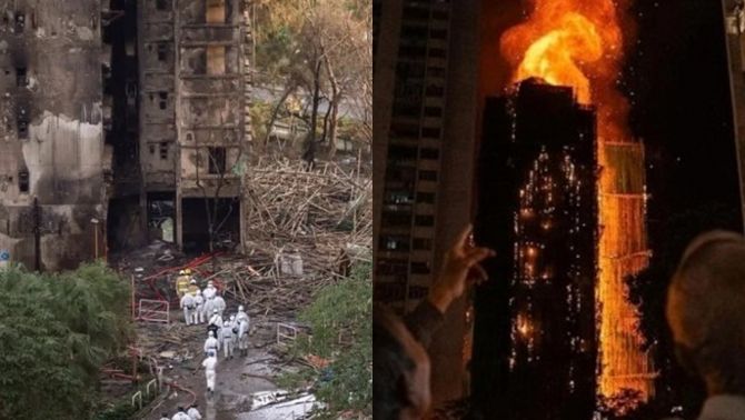 Thảm kịch cháy chung cư khiến hàng trăm người tử vong ở Hồng Kông: Tiếp tục bắt giữ thêm 8 người