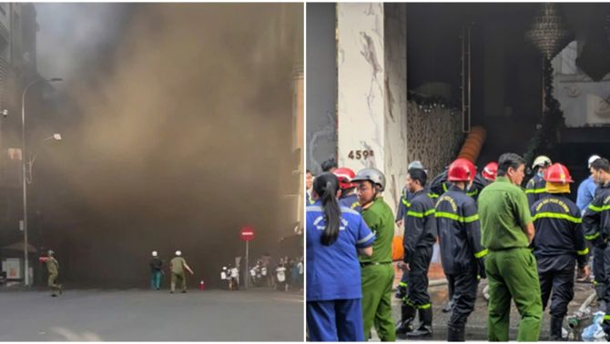 Nguyên nhân vụ cháy thẩm mỹ viện 6 tầng ở TP.HCM, 20 người thoát nạn kịp thời