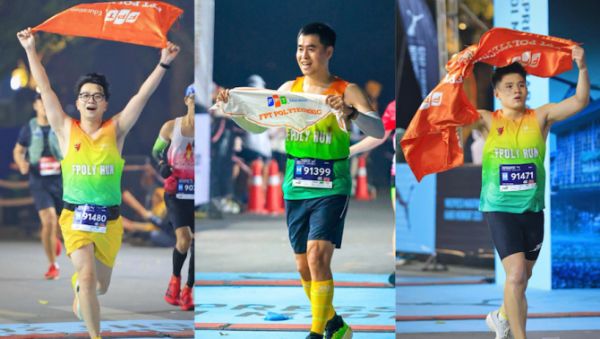 Gần 200 giảng viên và sinh viên FPT Polytechnic lập kỷ lục Việt Nam về chạy marathon 42km