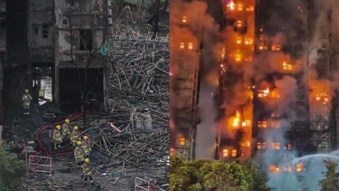 Vụ cháy chung cư Hồng Kông: Nhiều thi thể mới được phát hiện, hàng trăm người vẫn mất tích tại Wang Fuk Court