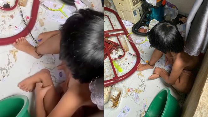 Danh tính người cha xích chân 2 con nhỏ trong căn phòng bẩn thỉu, lời khai hé lộ lý do khó chấp nhận