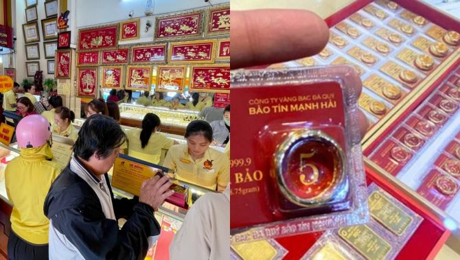 Giá vàng chốt phiên ngày 2/12 giảm mạnh, vàng SJC và nhẫn 9999 lập tức biến động