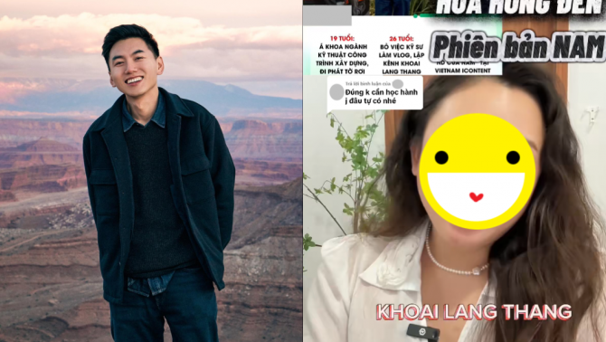Hot Vlogger Khoai Lang Thang lên tiếng về drama 'hoa hồng đen phiên bản nam' 