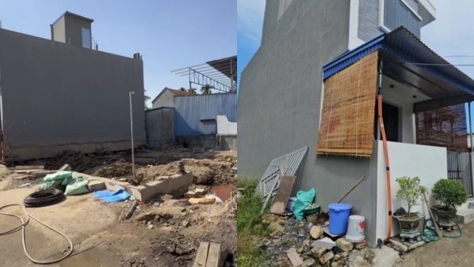 Hiện trạng ngôi nhà xây nhầm trên đất hàng xóm ở Hải Phòng, chủ đất tiết lộ tiến trình di dời 