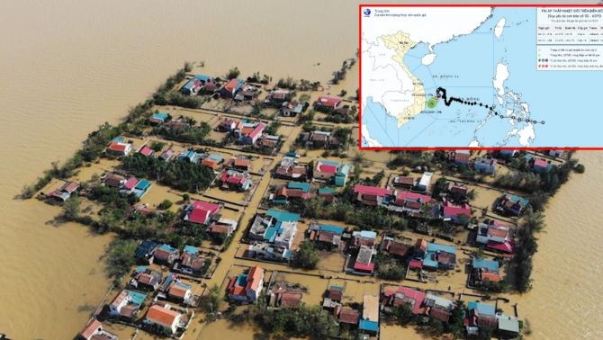 Bão số 15 Koto suy yếu nhưng vẫn hoành hành Biển Đông, miền Trung mưa lớn: Cảnh báo lũ quét khẩn cấp