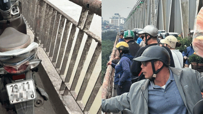 Cập nhật tình hình mới nhất của người phụ nữ bỏ lại xe máy, làm điều dại dột ở cầu Chương Dương