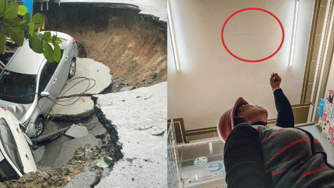 Vụ ‘hố tử thần’ nuốt chửng nhiều ô tô ở Đà Nẵng: Các hộ dân lo sốt vó khi nhà cũng xuất hiện vết nứt