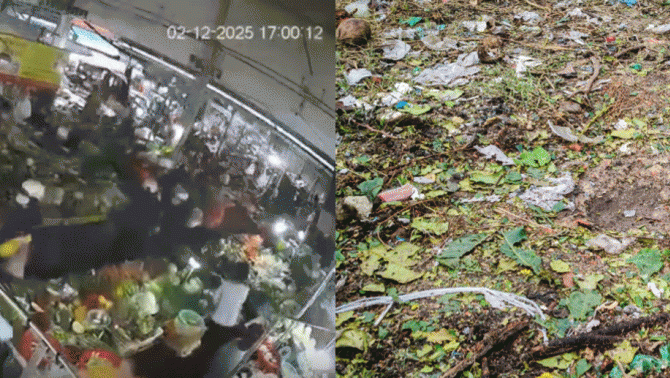 Vụ nổ ở chợ Đà Nẵng: Camera ghi lại cảnh tượng người dân tháo chạy, có người trên mặt dính máu