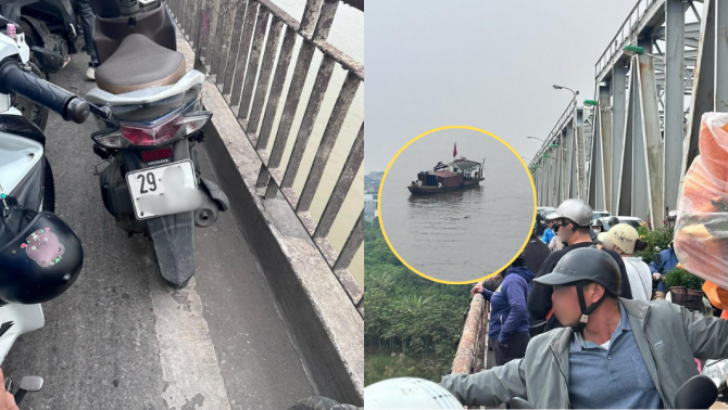 Hà Nội: Cầu Chương Dương náo loạn vì 1 xe máy bị bỏ lại, dân mạng nghi chủ xe làm chuyện dại dột