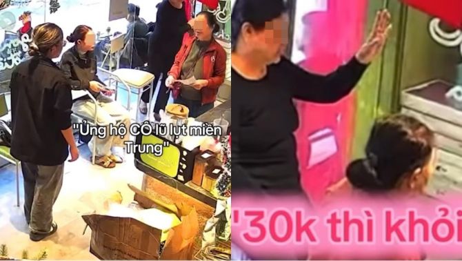 Thông tin mới nhất về clip 2 người phụ nữ ở Hà Nội kêu gọi ủng hộ miền Trung nhưng ’30 nghìn thì khỏi’