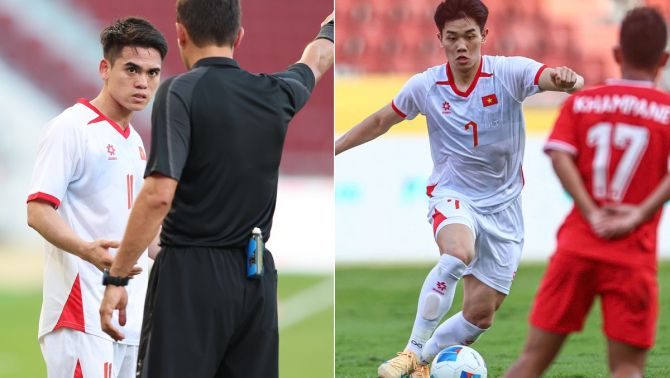 U22 Việt Nam chật vật thắng Lào, rõ lý do trọng tài bẻ còi ở bàn thắng của Đình Bắc