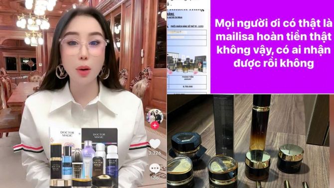 Bất ngờ với loạt tin Mailisa ‘hoàn tiền, thu hồi’, sự thật có đúng như lời đồn?