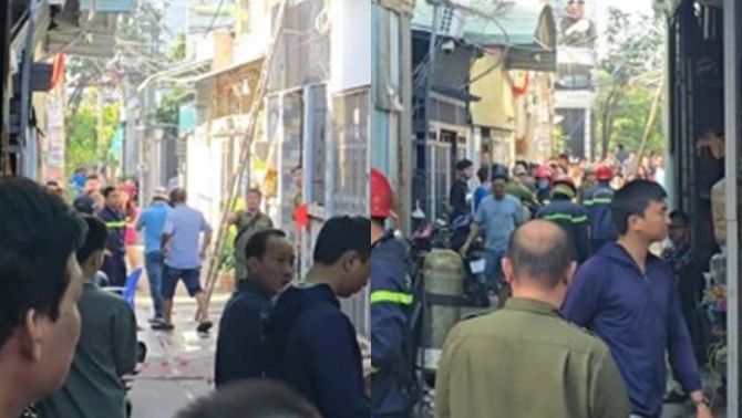 Hiện trường vụ cháy trong căn nhà 2 tầng khiến 1 người tử vong vào sáng nay tại TP.HCM