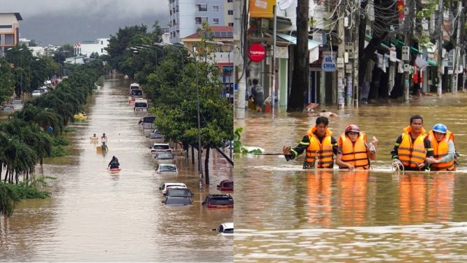 Công an thông tin nóng vụ xả lũ đột ngột gây ngập diện rộng ở Khánh Hòa