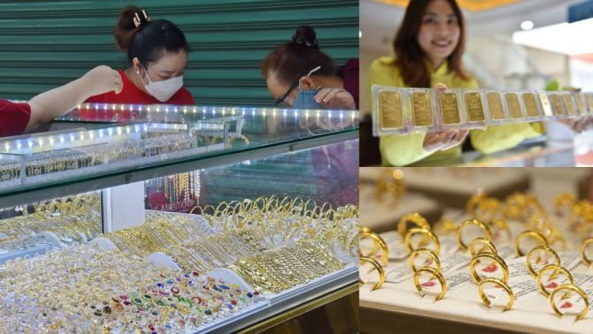Giá vàng chốt phiên 8/12 tăng mạnh: Vàng ACB, SJC, PNJ, nhẫn biến động, giá vàng thế giới lao dốc
