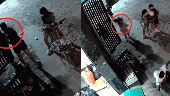Clip bé 5 tuổi bị cô gái lạ mặt cướp bông tai, gia đình hé lộ tình tiết thấy rõ độ táo tợn của kẻ cướp