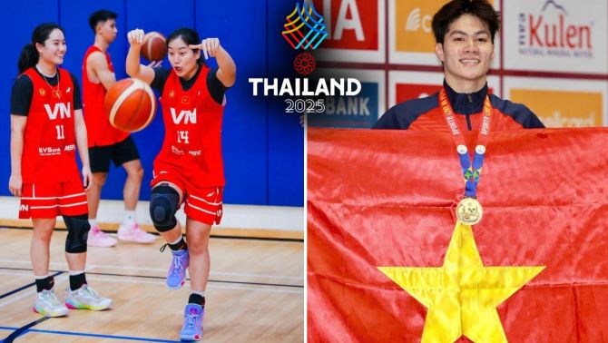 Trực tiếp SEA Games 33 hôm nay 10/12: Bóng rổ Việt Nam ra quân; Đoàn TTVN có huy chương đầu tiên?