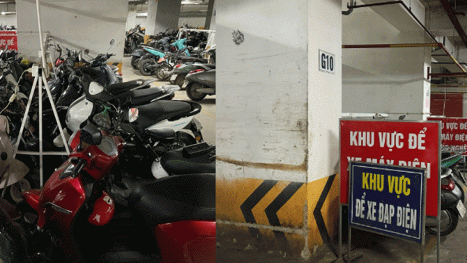 Diễn biến mới vụ chung cư HH Linh Đàm cấm gửi xe điện, phường Hoàng Liệt chỉ đạo không được từ chối