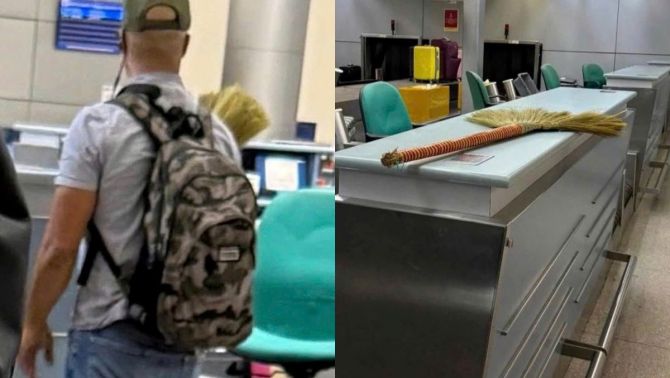 Khách Tây ôm chổi đót Việt Nam về nước: Lý do khiến ai cũng bật cười