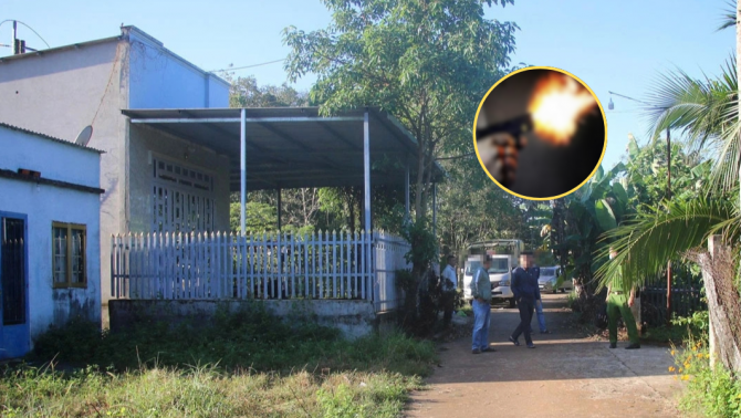 Hiện trường vụ một phụ nữ bị bắn tử vong khi đang ở nhà, phát hiện 1 vật thể lạ nghi liên quan tới vụ án