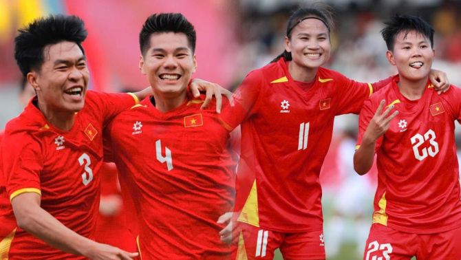 ĐT nữ Việt Nam cùng U22 dắt tay nhau vào bán kết SEA Games 33, AFC chính thức báo tin vui