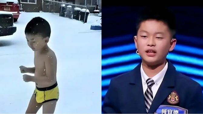 Cậu bé bị bố bắt cởi trần chạy giữa trời -13 độ, giáo dục theo kiểu đại bàng giờ có cuộc sống đầy bất ngờ