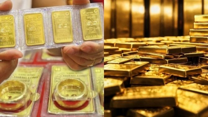 Giá vàng hôm nay 16/12 tăng vọt lập đỉnh mới, vàng SJC và vàng nhẫn đồng loạt leo thang, chênh lệch thế giới nới rộng